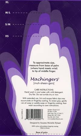 Machingers Quilter's Touch Gloves- Extra Large,Machingers Quilter's Touch Gloves- Extra Large