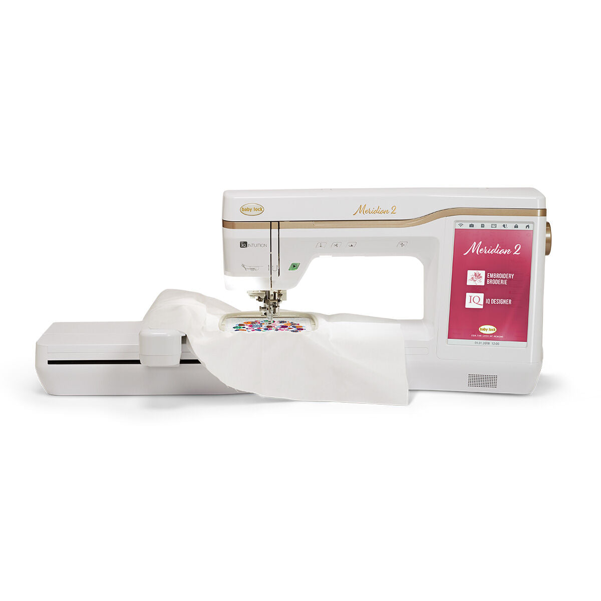 Baby Lock Meridian 2 Dedicated Embroidery Machine - with FREE PrintModa Fabric Printer (HLJF1)