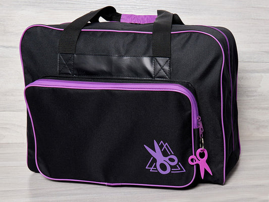 Baby Lock Black Sewing Machine Bag With Purple Accent