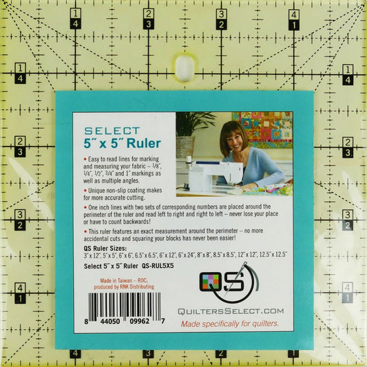 Quilters Select Ruler 5" x 5"