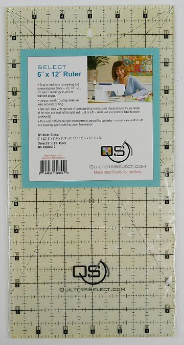 Quilters Select Sewing and Quilting Rulers 6" x 12"
