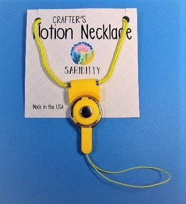 SARIDITTY Crafter's Notion Necklace by Sew Steady-Yellow