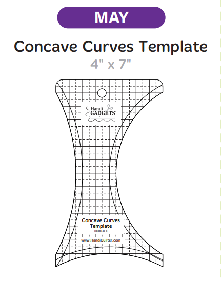 HQ Ruler of the Month Club: May - Concave Curves Template