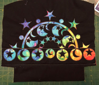 ,,,,,,,,,,,,,,,,,,,,,Sew Steady Starry Nights Ruler Work and Embroidery Club
