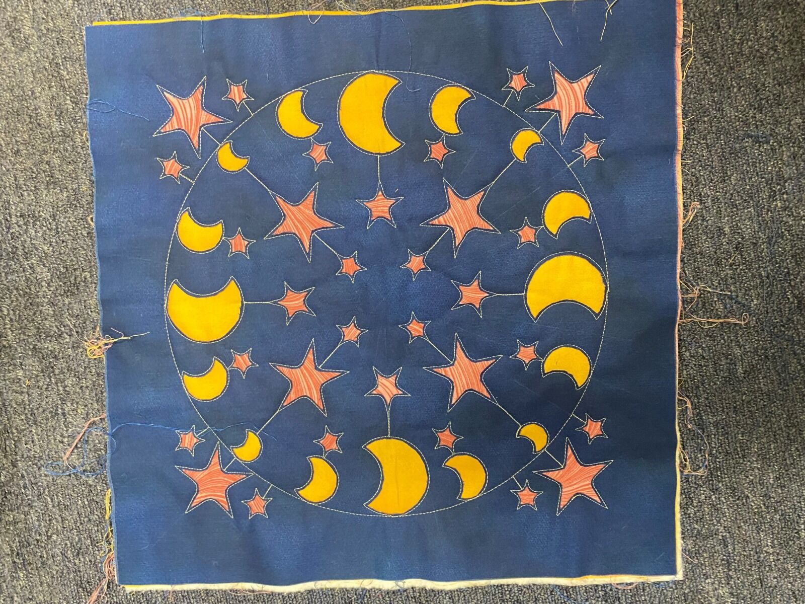 ,,,,,,,,,,,,,,,,,,,,,Sew Steady Starry Nights Ruler Work and Embroidery Club