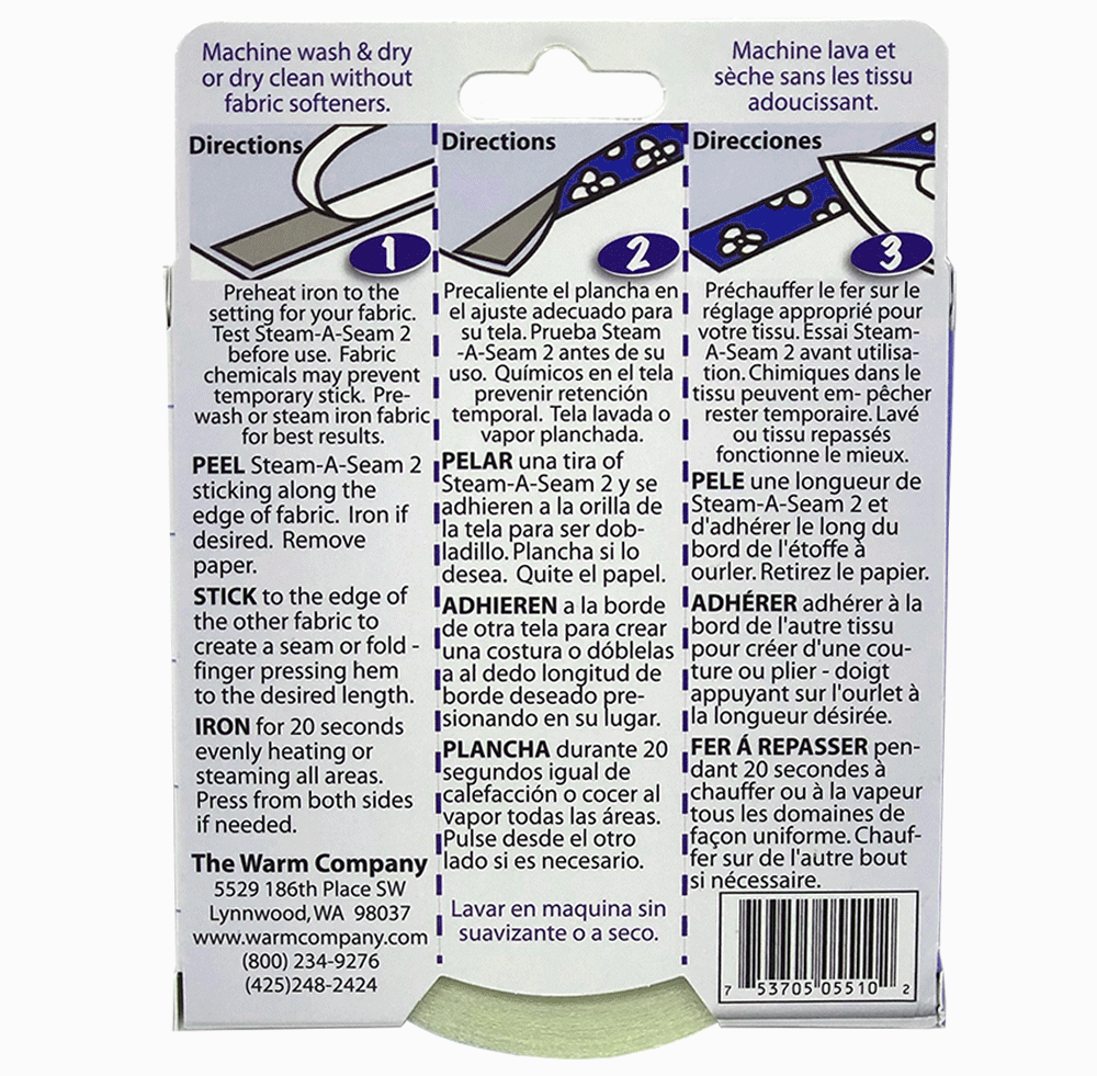 Steam A Seam 2 - 1/2in x 20yds,Steam A Seam 2 - 1/2in x 20yds