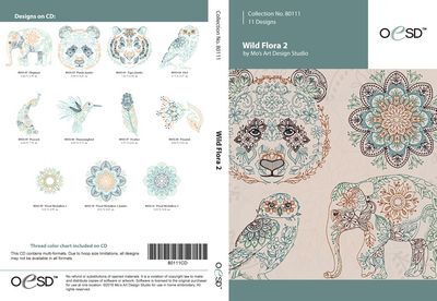 Wild Flora 2 CD By Mo's Art Design Studio 80111CD