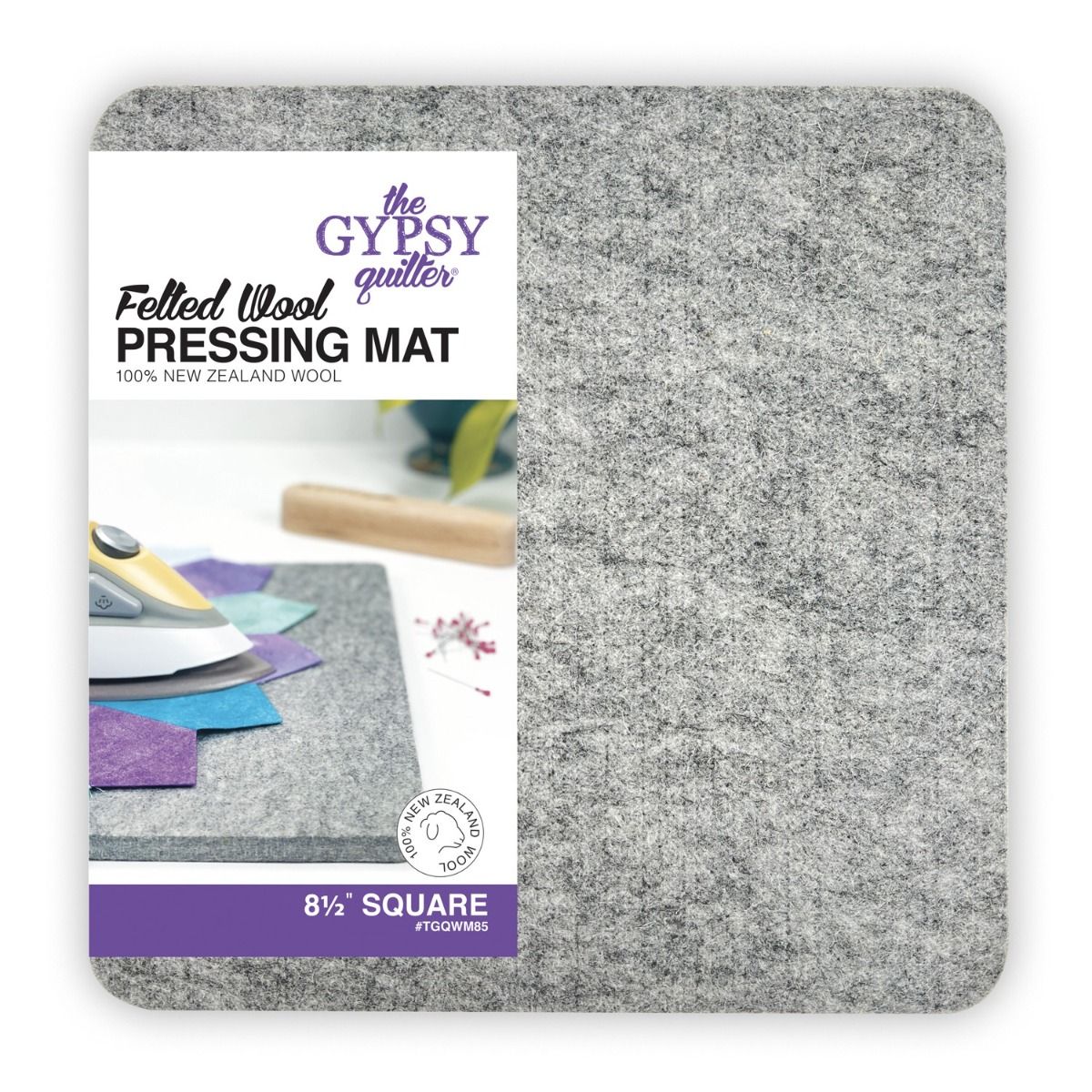 Mini Felted Wool Pressing Mat - By Gypsy Quilter 8.5 X 8.5 |  jeromethomasdesigns