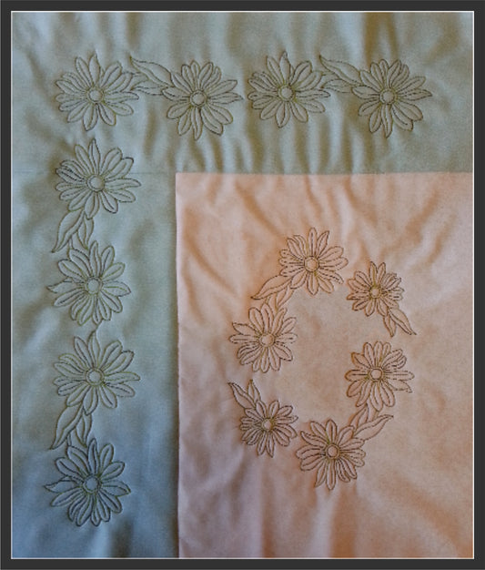 Decorative Quilting w/Hooped Embroidery