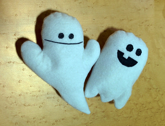Quick Halloween Ghostly Embroidered Plush