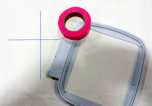 Sewing Tips from Reva: Perfect Design Placement with Embroidery Perfection Tape (AKA Pink Tape)