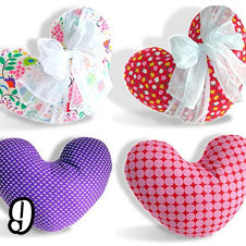 Box of Chocolates Heart Pillows