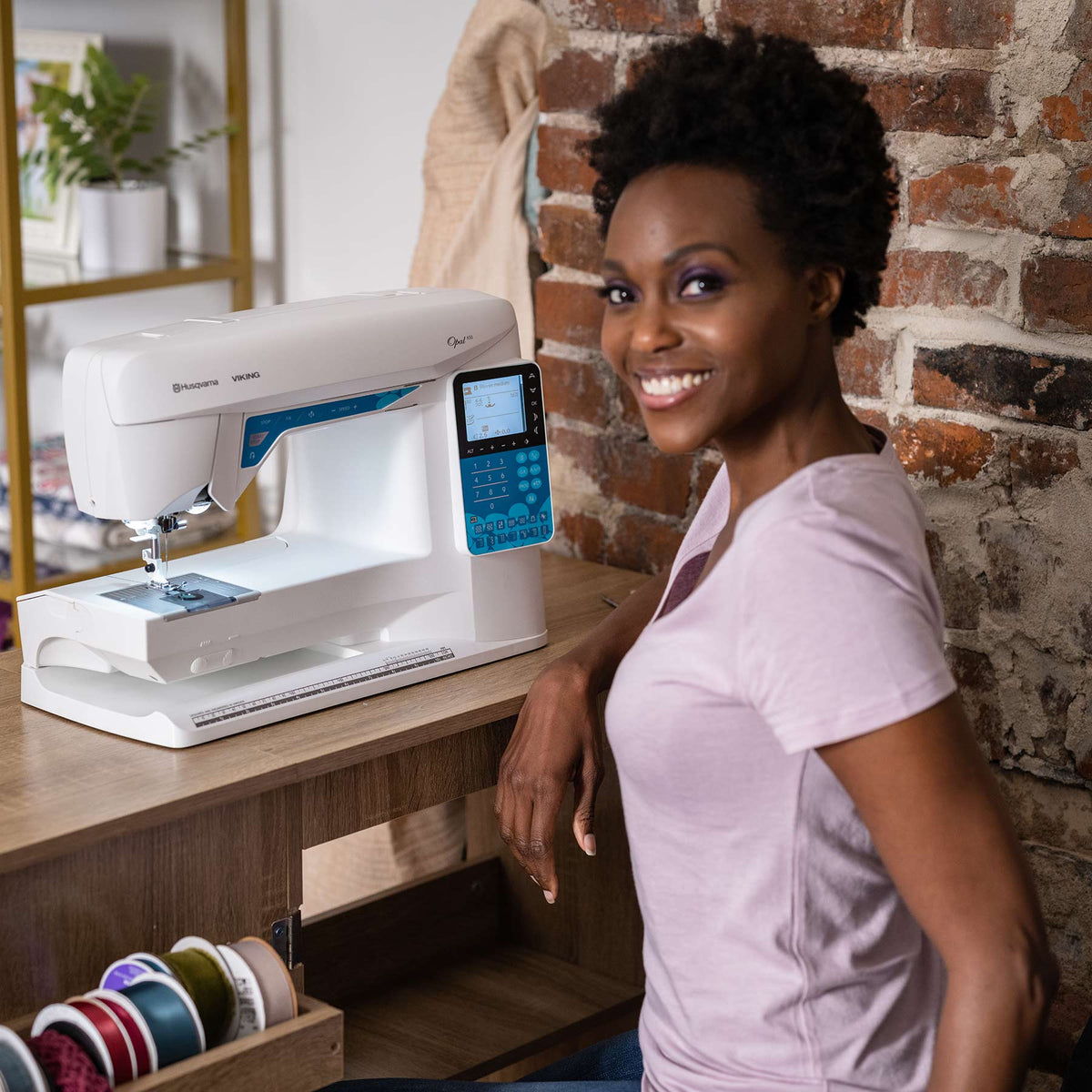 Husqvarna Viking Opal 650 sewing machine