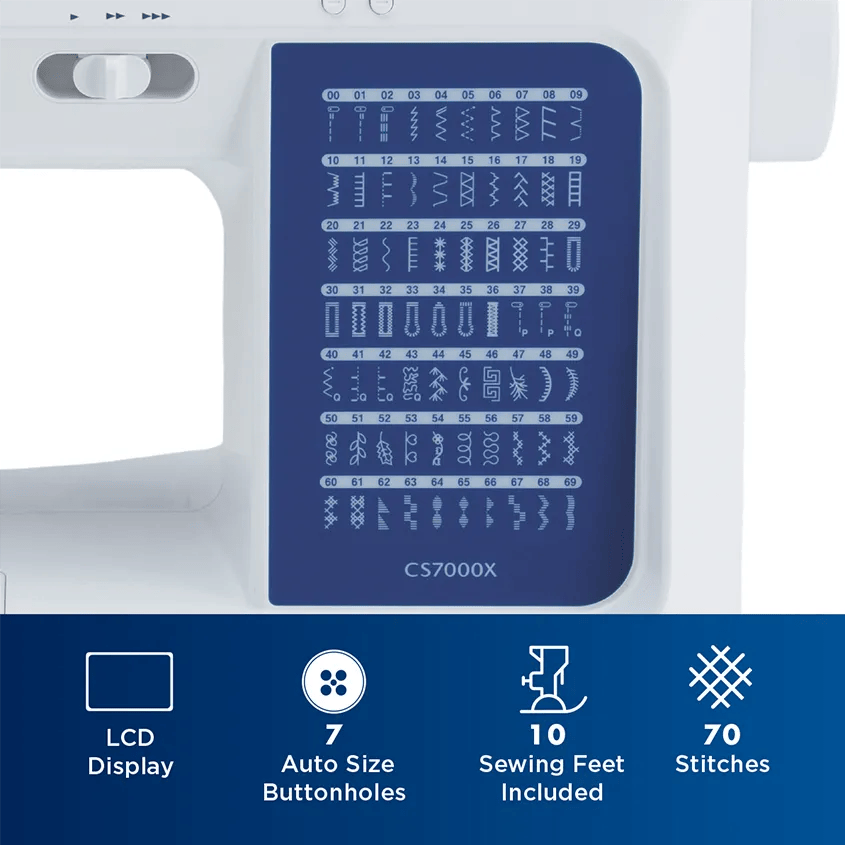 Brother CS7000X Computerized Sewing and Quilting Machine