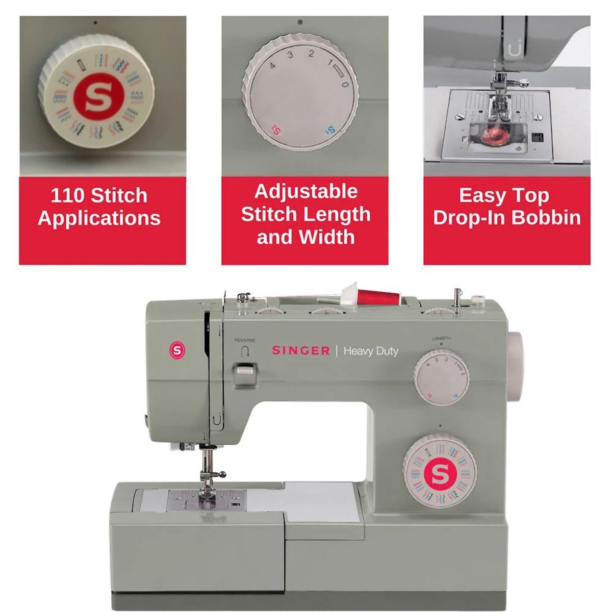 SINGER® Heavy Duty 4452 Sewing Machine