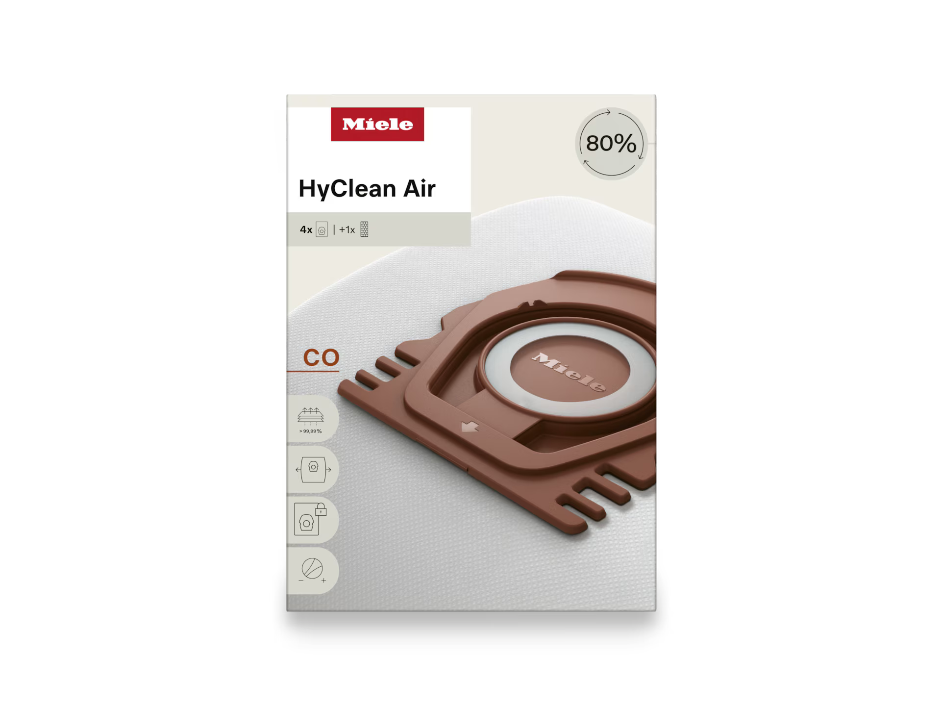 Miele HyClean Air CO Dustbags - 4 Pack