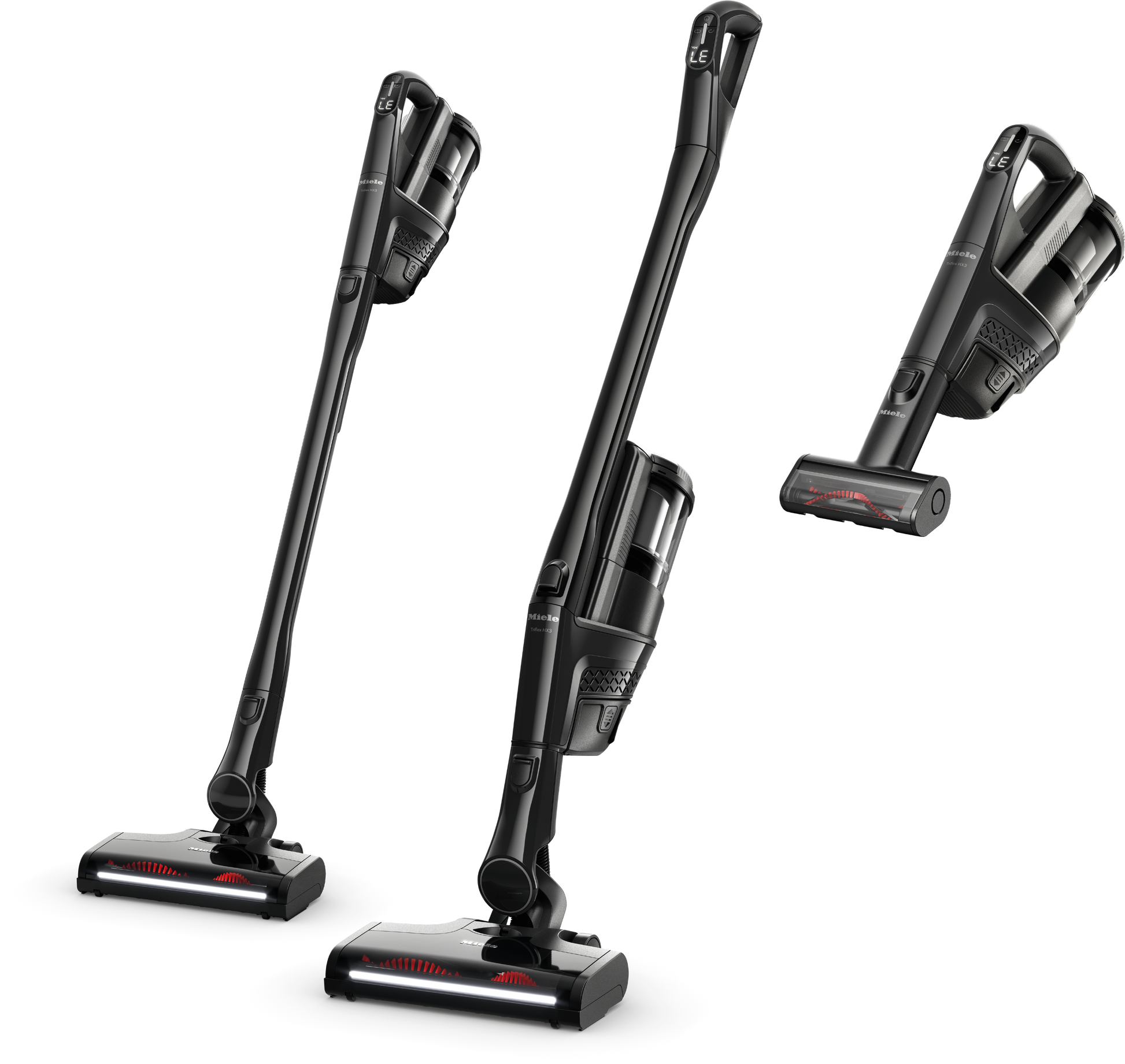 Miele Triflex HX3 Cat & Dog Cordless Stick Vacuum - Obsidian Black
