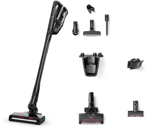Miele Triflex HX3 Cat & Dog Cordless Stick Vacuum - Obsidian Black