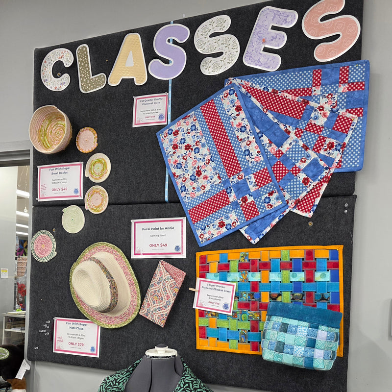 Classes at Quality Sewing
