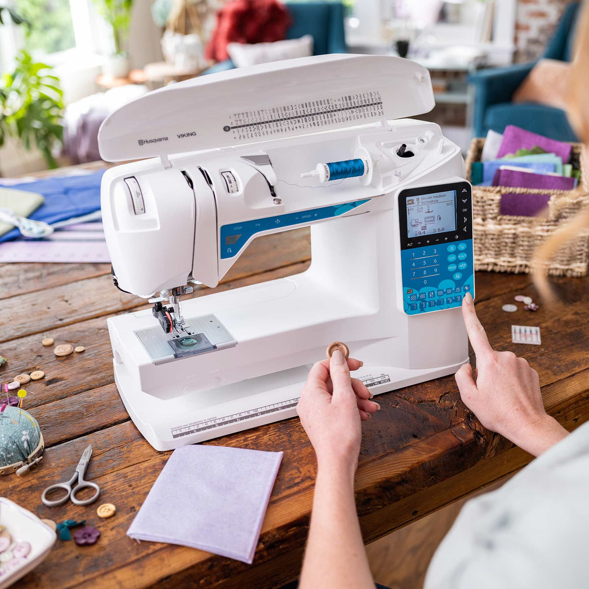Husqvarna Viking Opal 650 sewing machine