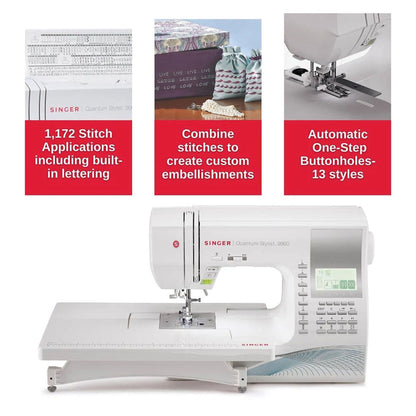Singer Quantum Stylist 9960 Computerized Sewing Machine