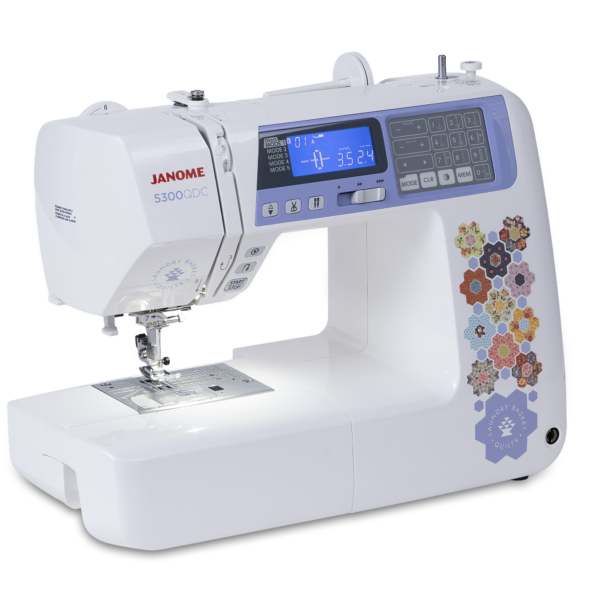Janome 5300QDC Laundry Basket Quilts Special Edition Sewing and Quilting Machine