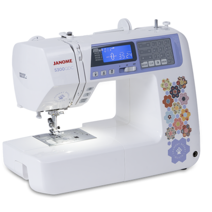 Janome 5300QDC Laundry Basket Quilts Special Edition Sewing and Quilting Machine