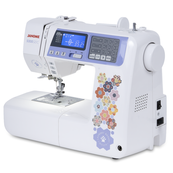 Janome 5300QDC Laundry Basket Quilts Special Edition Sewing and Quilting Machine