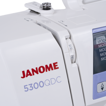 Janome 5300QDC Laundry Basket Quilts Special Edition Sewing and Quilting Machine