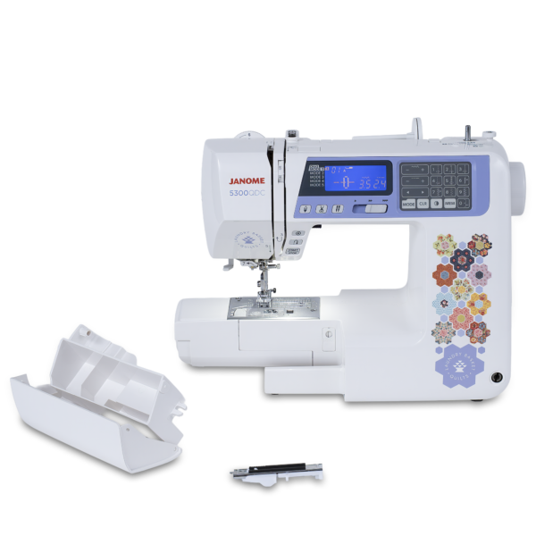 Janome 5300QDC Laundry Basket Quilts Special Edition Sewing and Quilting Machine
