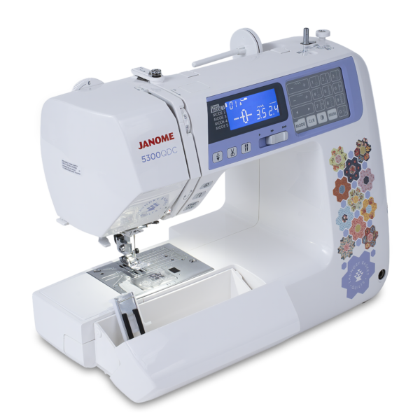 Janome 5300QDC Laundry Basket Quilts Special Edition Sewing and Quilting Machine