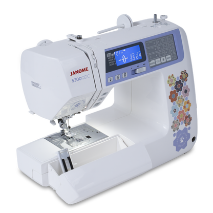 Janome 5300QDC Laundry Basket Quilts Special Edition Sewing and Quilting Machine