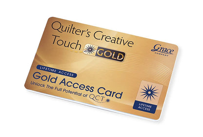 Grace QuiltMotion QCT 6 Lifetime Gold Access Card