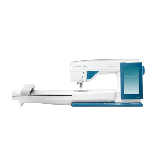 Husqvarna Viking Designer Sapphire 85 sewing and embroidery machine