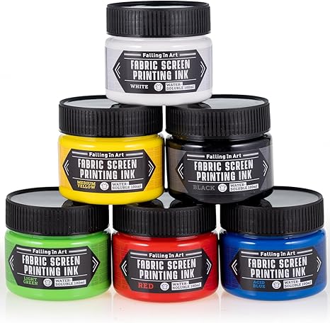 Fabric screen printing ink
