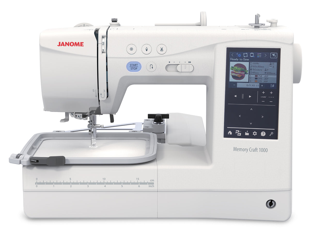 Janome Memory Craft 1000 Sewing and Embroidery Machine