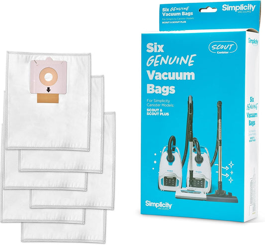 Simplicity Hiflow Hepa Bag 6Pk Scout Scoutplus