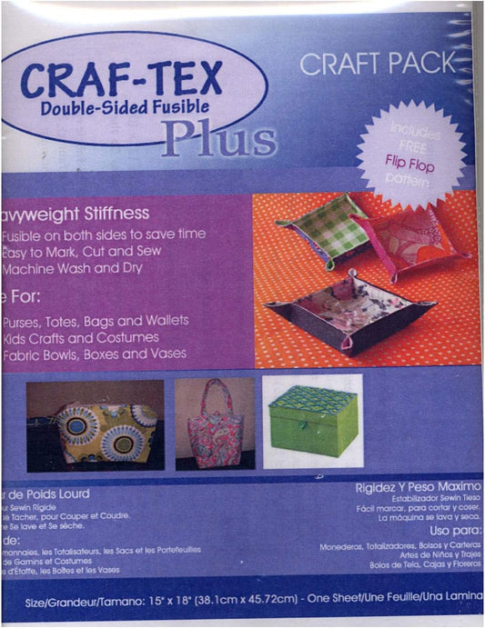 Bosal Craf-Tex Plus Double-Sided Heavyweight Fusible 15in x 18in