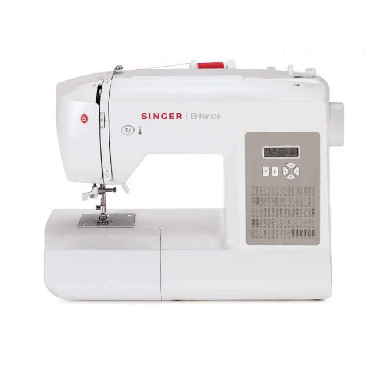 Singer Brilliance 6180 computerized sewing machine, front view