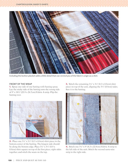 Piece and Quilt as You Go Book