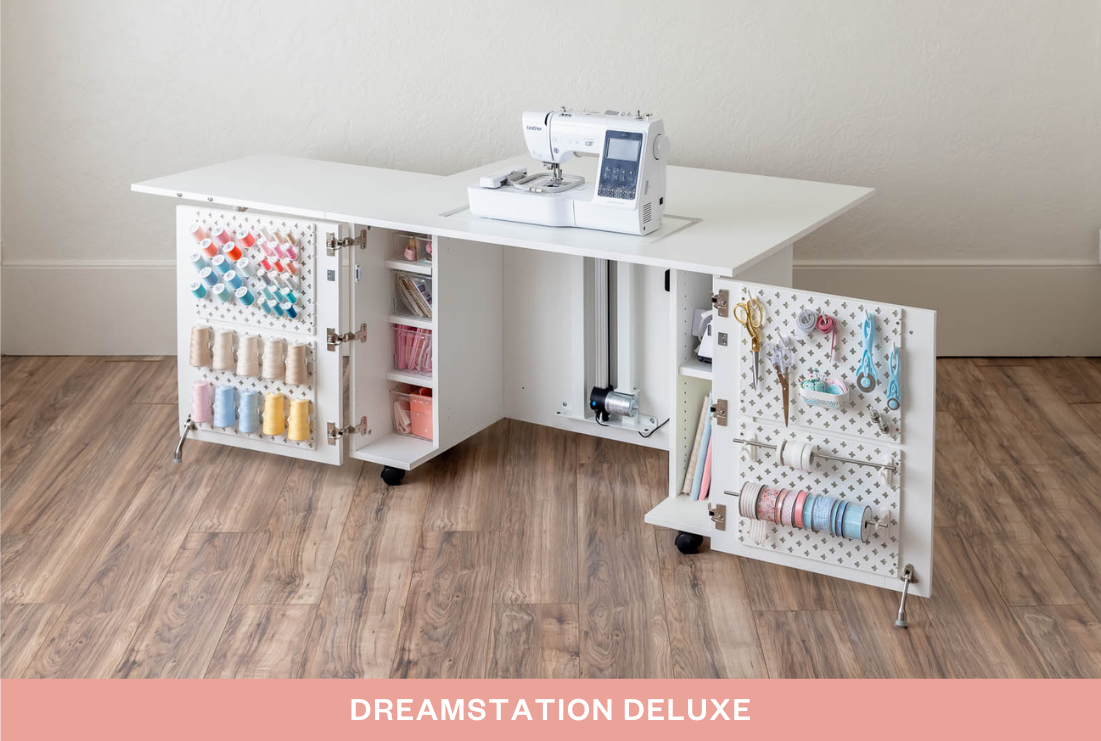 DreamStation Deluxe sewing machine cabinet with lift - view 7