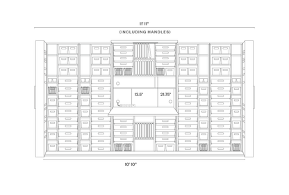 DreamBox XL Plus closed dimensions drawing