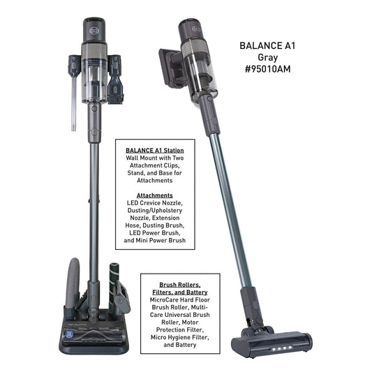 SEBO Balance A1 cordless stick vacuum in gray