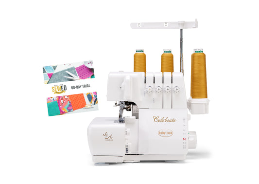 Baby Lock Celebrate 4/3/2 Serger - with FREE Online Classes (BA-LOK60D)