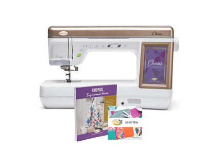 Baby Lock Chorus Sewing and Quilting Machine - with FREE Online Classes & Inspirational Guide (BA-LOK60D + STWB-BLCH)