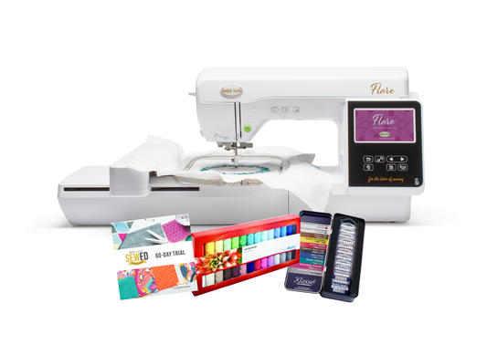 Baby Lock Flare Dedicated Embroidery Machine - with FREE Online Classes (BA-LOK60D)