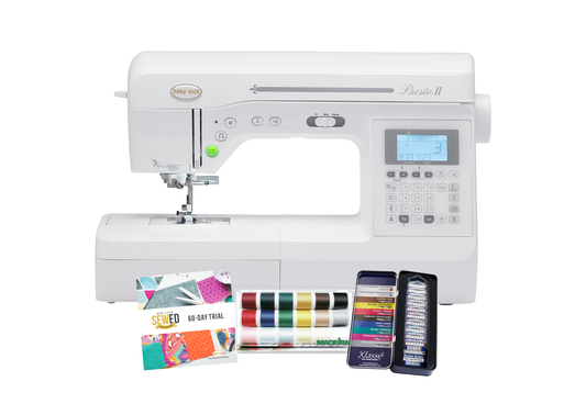 Baby Lock Presto 2 Sewing & Quilting Machine - with FREE Online Classes (BA-LOK60D)