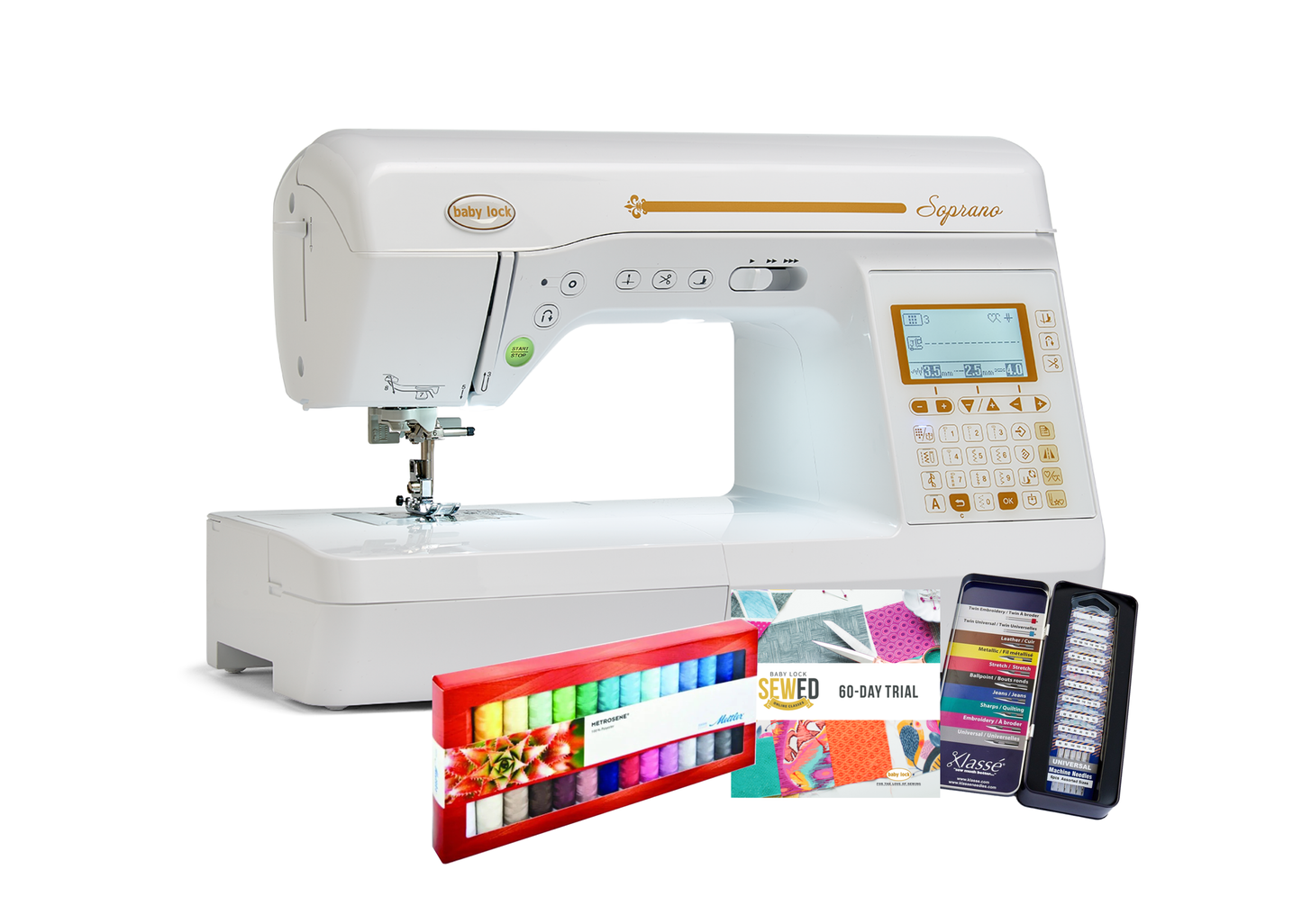 Baby Lock Soprano Sewing & Quilting Machine - with FREE Online Classes (BA-LOK60D)