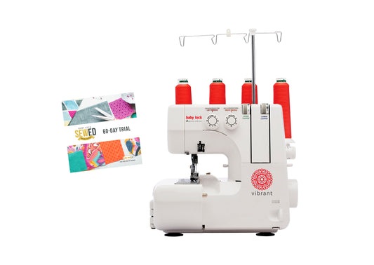 Baby Lock Vibrant Serger from the Genuine Collection - with FREE Online Classes (BA-LOK60D)