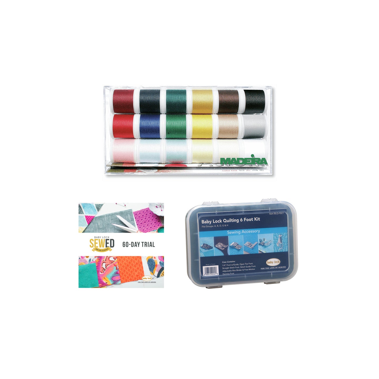 FREE Quilting Foot Set & AeroQuilt Thread Set!